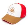 View Unisex Speed Cap - Wt/Red Full-Sized Product Image